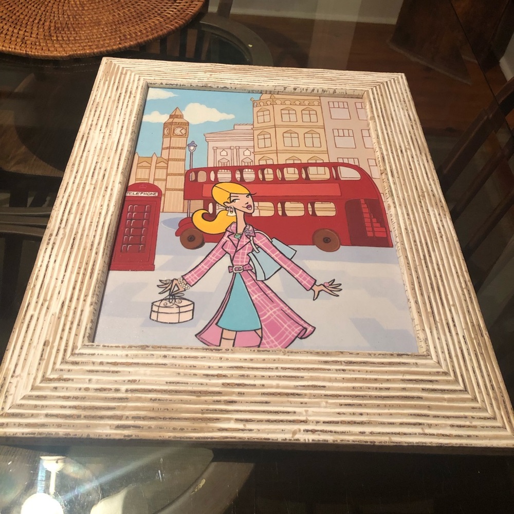 Laura Gibson “Shopping Around The World” canvas